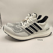 ADIDAS MEN'S 9.5 ULTRABOOST 1.0 WHITE BLACK RUNNING SHOES JR1987