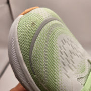 HOKA MEN'S 12 LUNA MOTH WHITE SKYFLOW RUNNING SHOES 1155111 LHW GREEN RAINBOW