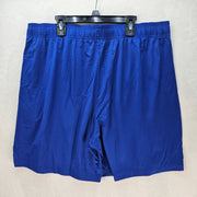 UNDER ARMOUR MEN'S XL TECH VENT 6 INCH SHORTS NAVY BLUE WHITE ACTIVE 1383723