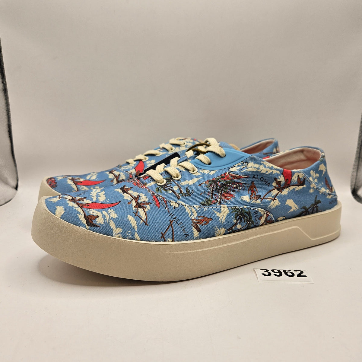 OLUKAI MEN'S 10.5 TRADEWIND OCEANSPRAY WAIKIKI BEACH NWT 10533-RYZQ