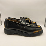 DR MARTENS MEN'S 8 ADRIAN TASSEL ARCADIA RUB OFF PREM. LOAFERS BLACK/YELLOW NWOB