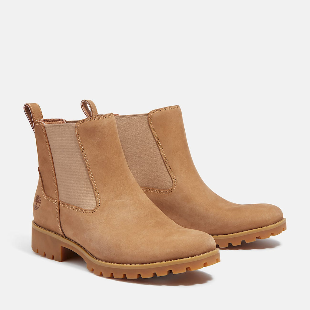 TIMBERLAND WOMEN'S 8.5 ELLENDALE CHELSEA BOOTS MEDIUM BROWN NIB