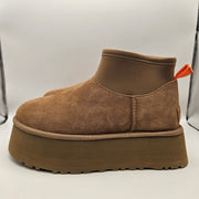 UGG WOMEN'S 8 CLASSIC MINI DIPPER PLATFORM BOOTS 1168170 NWOB