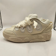 PUMA MEN'S 6 LAMELO BALL LAFRANCE LOW TOP LACE-UP SNEAKERS WHITE/CREAM NWOB