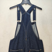 LEVI'S WOMEN'S MEDIUM BAGGY HIGHWATER OVERALLS DARK WASH A60790004