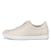 ECCO WOMEN'S 41 TRAVEL WITH LACE UP GRAVEL GREY WHITE SNEAKER NIB