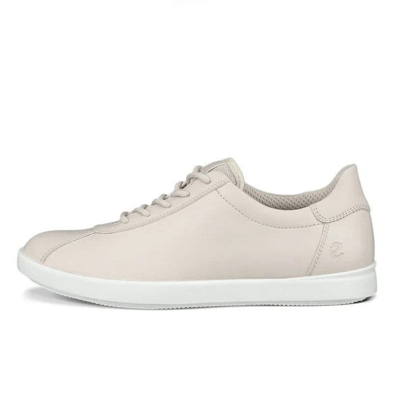 ECCO WOMEN'S 41 TRAVEL WITH LACE UP GRAVEL GREY WHITE SNEAKER NIB