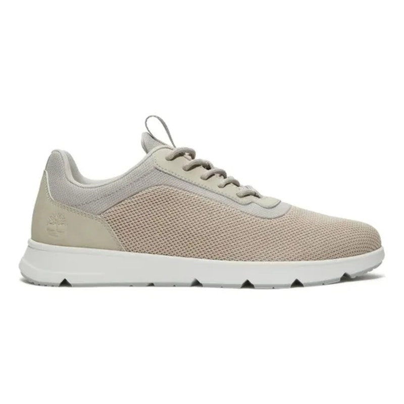 TIMBERLAND MEN'S 8 PARKER STREET LOW LACE UP SNEAKER LT TAUPE KNIT NIB