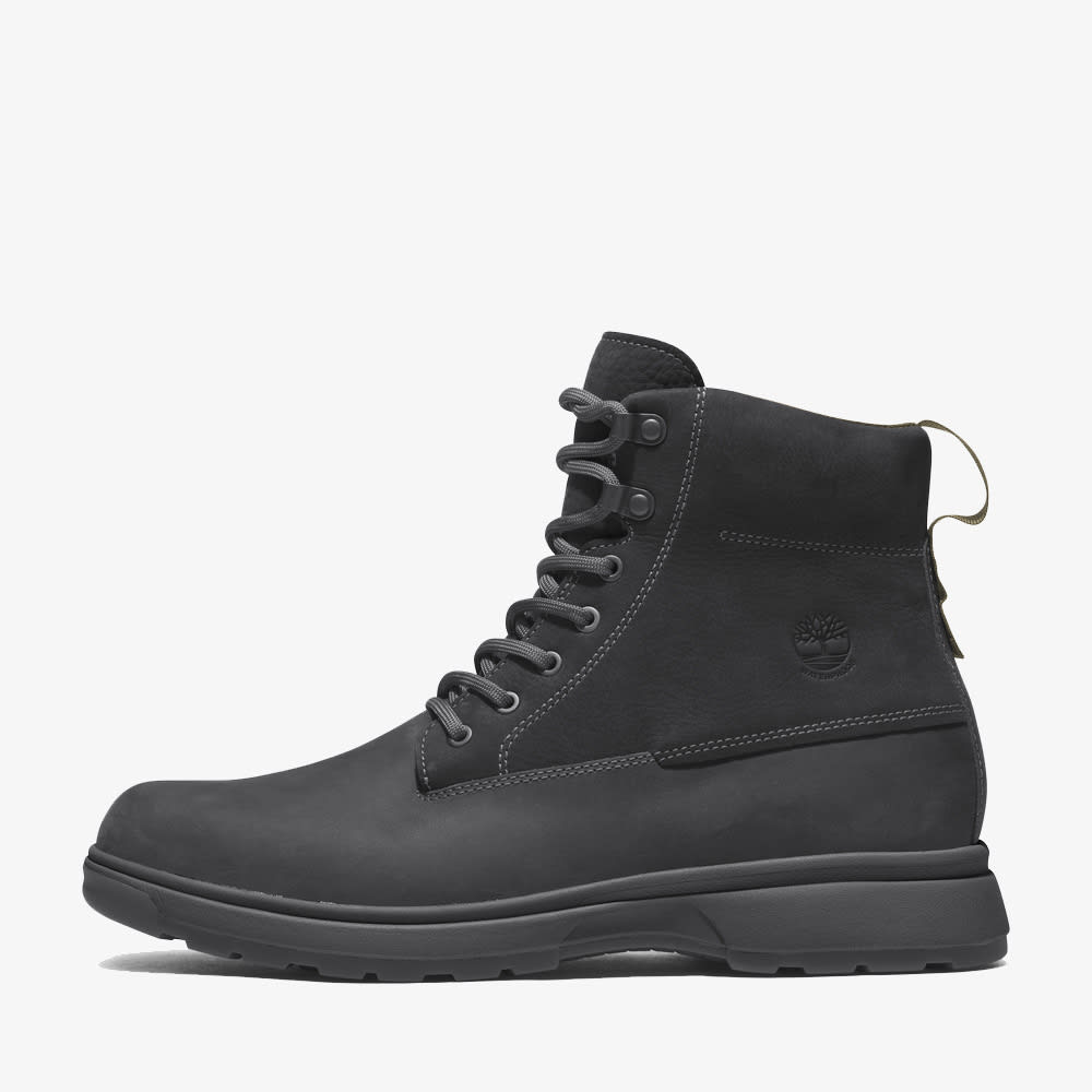 TIMBERLAND MEN'S 13 ATWELLS AVE ANKLE BOOT JET BLACK NUBUCK NIB