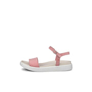 ECCO WOMEN'S 40 FLOWT 3 STRAPS PINK WHITE SANDAL NIB NO LID 27376302363