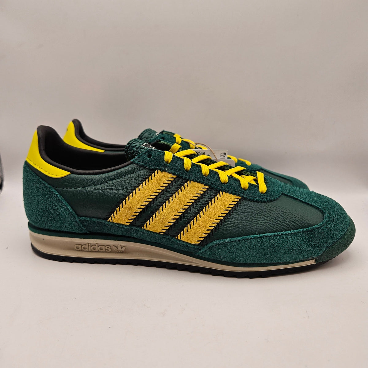 ADIDAS ORIGINALS WOMEN'S 9 COLLEGIATE GREEN SL72 OG LOW TOP SNEAKER JS3984 NWOB