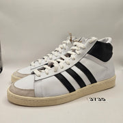 ADIDAS ORIGINALS MEN'S 10 JABBAR HI BLACK WHITE FOOTWEAR JI3445 NWOB