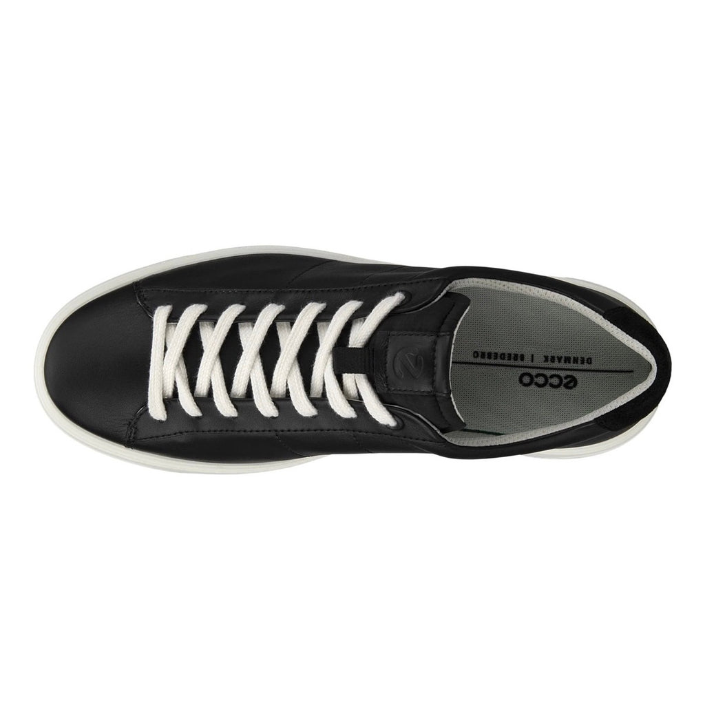 ECCO WOMEN'S 41 STREET PLATFORM BLACK LOW TOP SNEAKER NIB NO LID 21950301001