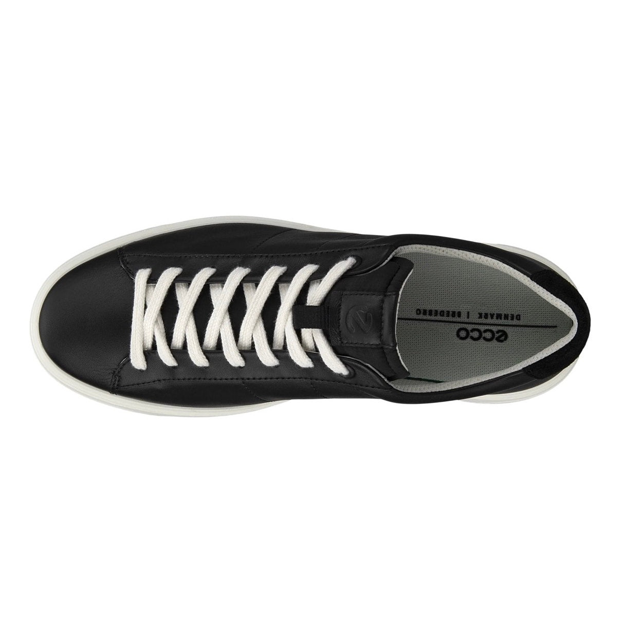 ECCO WOMEN'S 41 STREET PLATFORM BLACK LOW TOP SNEAKER NIB NO LID 21950301001
