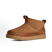UGG MEN'S 12 CLASSIC ULTRA MINI LENNOX CHESTNUT 1174581 NIB