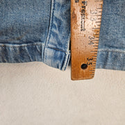 LEVI'S WOMEN'S L FLYNN WESTERN DRESS NWT MEDIUM WASH A LINE