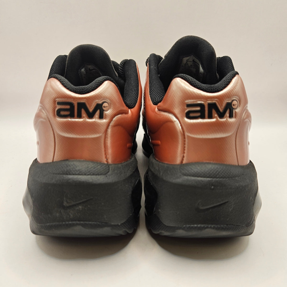NIKE WOMEN'S 6 AIR MAX MUSE BLACK GOLD CASUAL SNEAKER IQ9604 BLACK ROSE GOLD