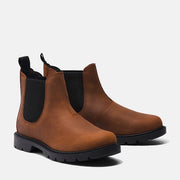 TIMBERLAND WOMEN'S 5.5 LINDEN WOODS MID CHELSEA BOOT MOCHA BISQUE NIB