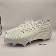 UNDER ARMOUR MEN'S 9 BLUR LUX MC WHT IRIDESCENT FOOTBALL CLEATS NWOB 3028220-100