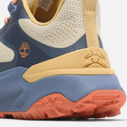 TIMBERLAND WOMEN'S 5.5 MOTION ACCESS LOW LACE UP SNEAKER NATURAL KNIT BLUE NIB