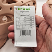CROCS WOMEN'S 9 CAGED CLOG SLIP ON SANDALS CARAMEL NWT