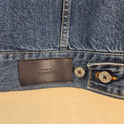 7 FOR ALL MANKIND WOMENS MEDIUM MADE IN ITALY OLI TRUCKER JACKET $398 NWT OVSZD