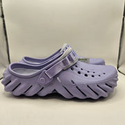 CROCS ECHO MEN'S 12 CLOG MYSTIC PURPLE SLIP ON CASUAL SANDAL 207937-5BN NWT