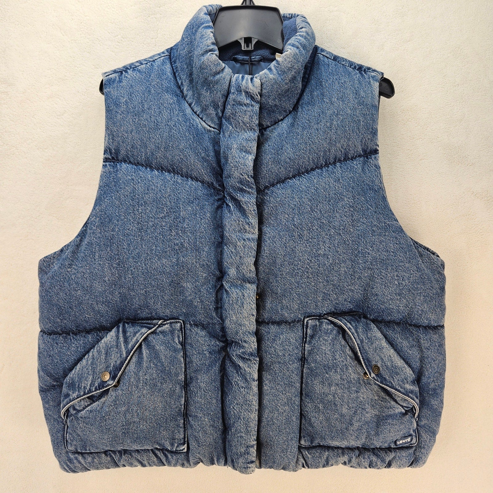 LEVI'S WOMEN'S XL WESTERN BUBBLE DOWN VEST 600 FILL POWER NWT