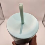 STARBUCKS 24oz TUMBLER HOLIDAY CUP STRAW PURPLE GREEN GRADIENT NWT