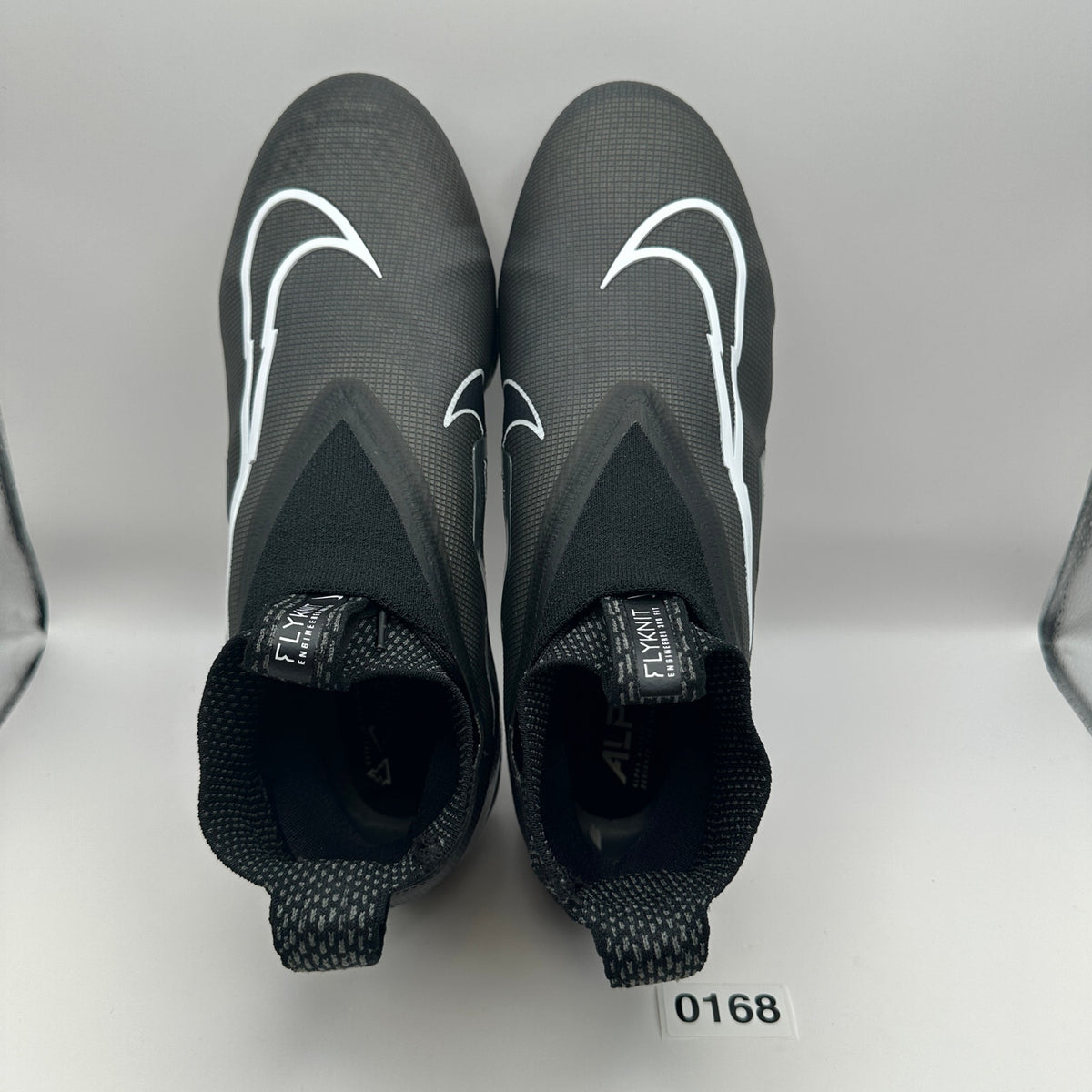 NIKE Men's 9.5 Alpha Menace ELITE 3 Football Cleats Black DM1792-004