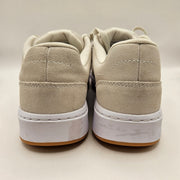 UNDER ARMOUR WOMEN'S 9 OFFICAL SUEDE IVORY TOP LACE LOW SNEAKER 3028636-100