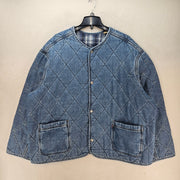 LEVIS MEN'S XXL REVERSIBLE JACKET DENIM FLANNEL ENGINEER CARDIGAN NWOT