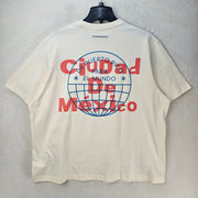 ADIDAS ORIGINAL X BAD BUNNY LARGE HEAVY OVERSIZED CIUDAD DE MEXICO CREAM KX4478