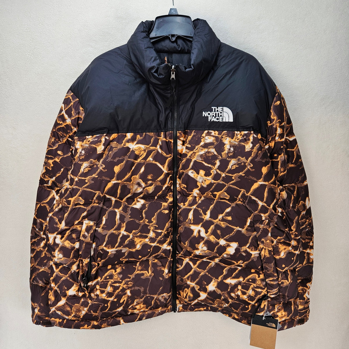 THE NORTH FACE MEN'S XXL 1996 RETRO NUPTSE 700 FILL DOWN JACKET BLACK COAL BROWN
