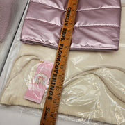 BABYROLL ROSEDREAM PINK PUFFER TOTE BAG & DRAWSTRING BACKPACK SET KAWAII
