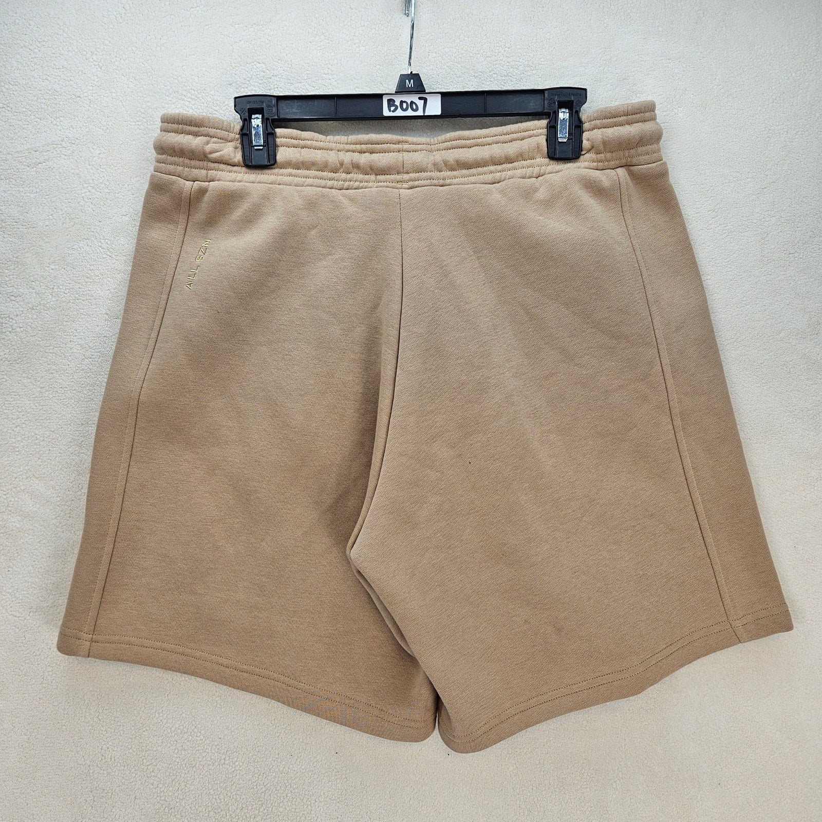 ADIDAS ALL SZN WOMEN'S SMALL SHORTS FLEECE SAND HT3837