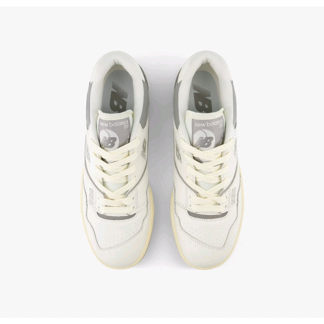 NEW BALANCE MEN'S 6 550 LOW TOP OG BASKETBALL SNEAKER BB550PTC NIB WHITE GREY