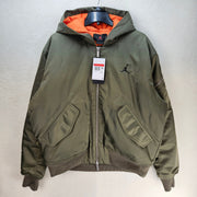 JORDAN MEN'S LARGE RENEGADE FLIGHT THERMA-FIT HOODED JACKET OLIVE HV0540-222