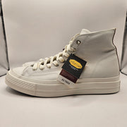 CONVERSE MEN'S 10.5 FIRST STRING CHUCK TAYLOR PREMIUM LEATHER WHITE HI A14281