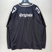 ADIDAS MEN'S XLARGE ORIGINALS TREFOIL OG 2 IN 1 JERSEY BLACK RED RARE KS5328