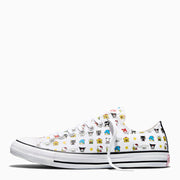 CONVERSE X SANRIO HELLOW KITTY MEN'S 10.5 CTAS CHARACTER ALL OVER PRINT NIB