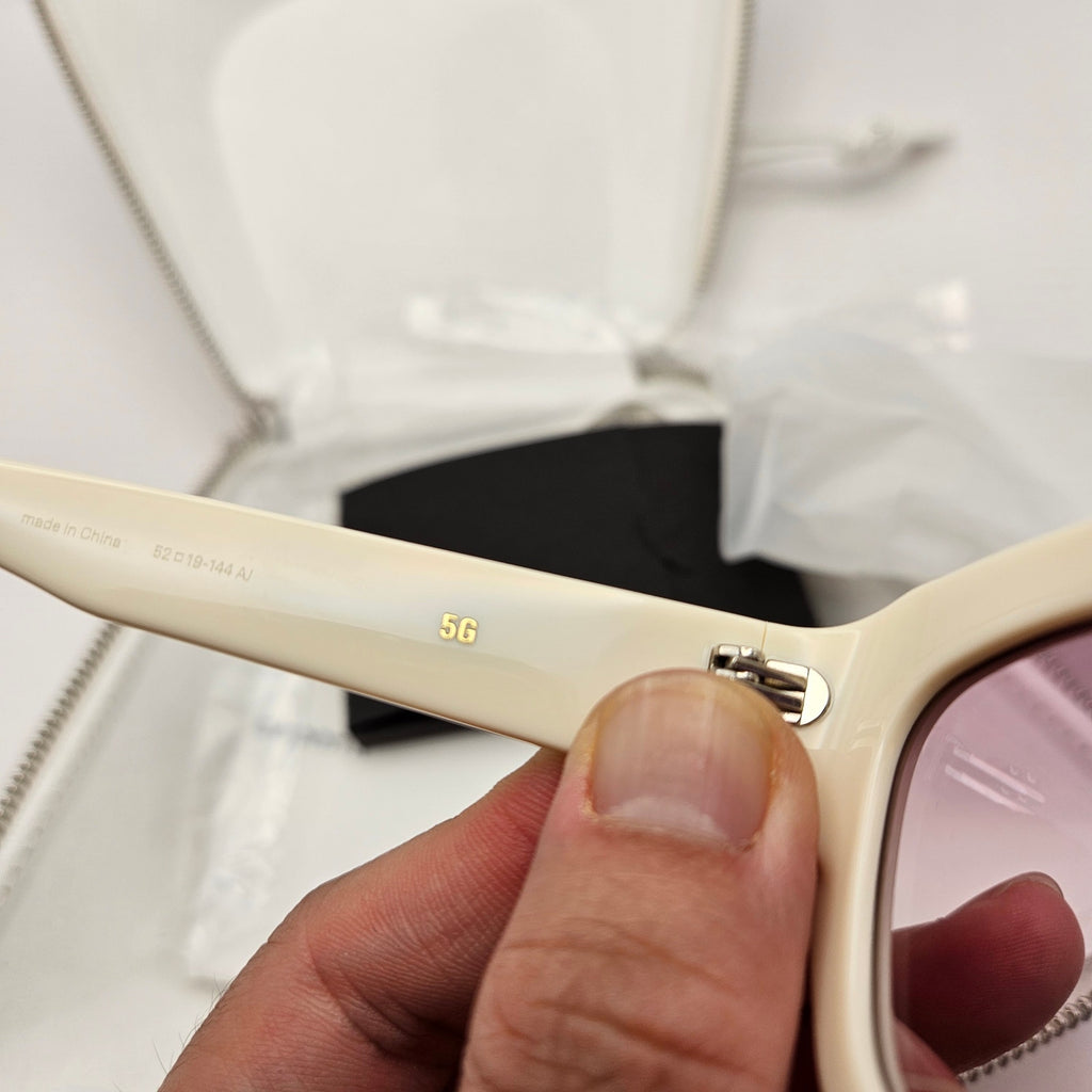 GENTLE MONSTER X COPPERNI 5G 01 WHITE SUNGLASSES 52-19-144 NIB