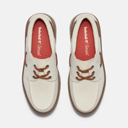 TIMBERLAND WOMEN'S 8.5 STONE STREET BOAT SHOE NATURAL NUBUCK TB0A2GVFEX4