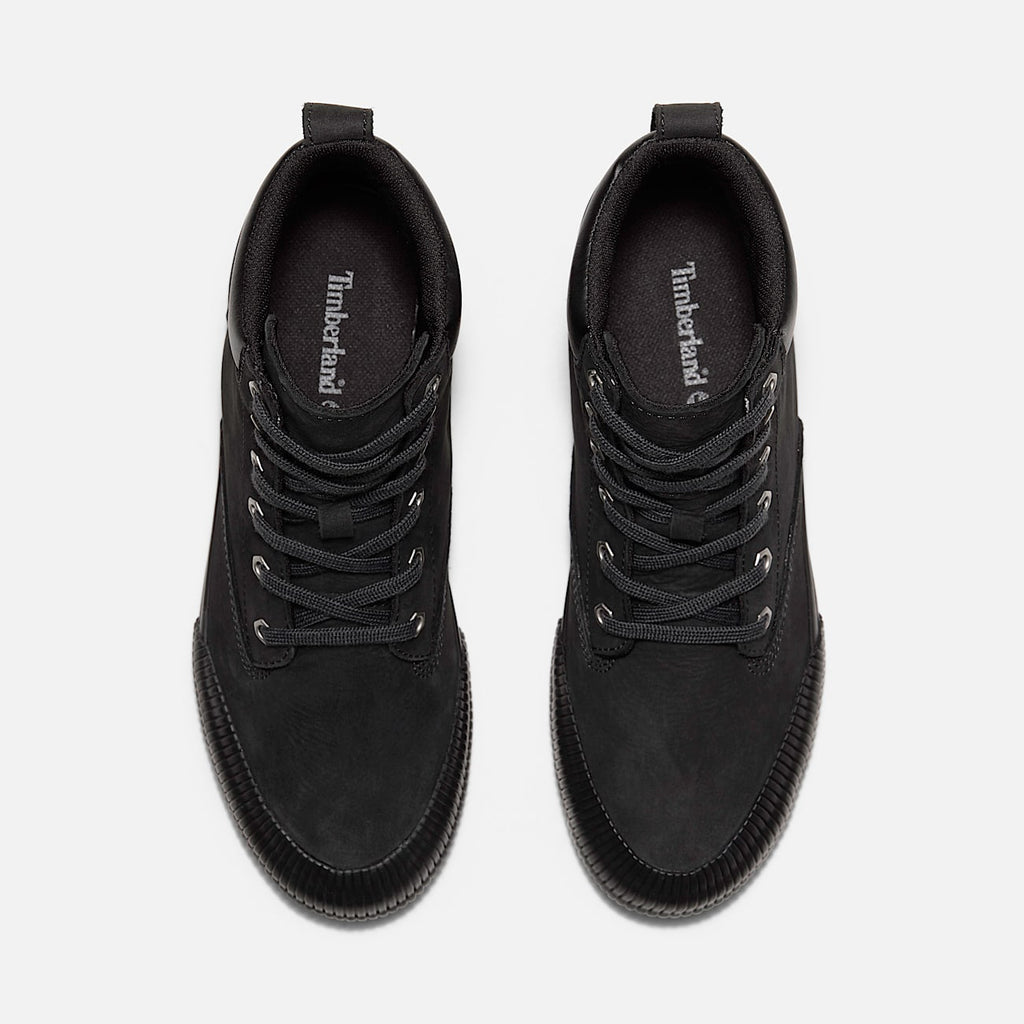 TIMBERLAND WOMEN'S 6 SKYLA BAY 2.0 HI TOP LACE SNEAKER BLACK NUBUCK NIB