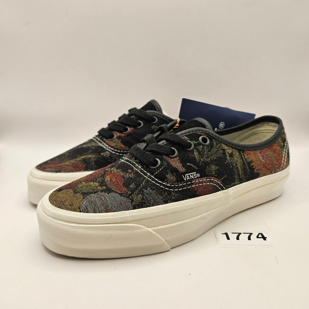 VANS MEN'S 6 WOMEN'S 7.5 UNISEX REISSUE 44 AUTHENTIC JACQUARD FLORAL NWOB