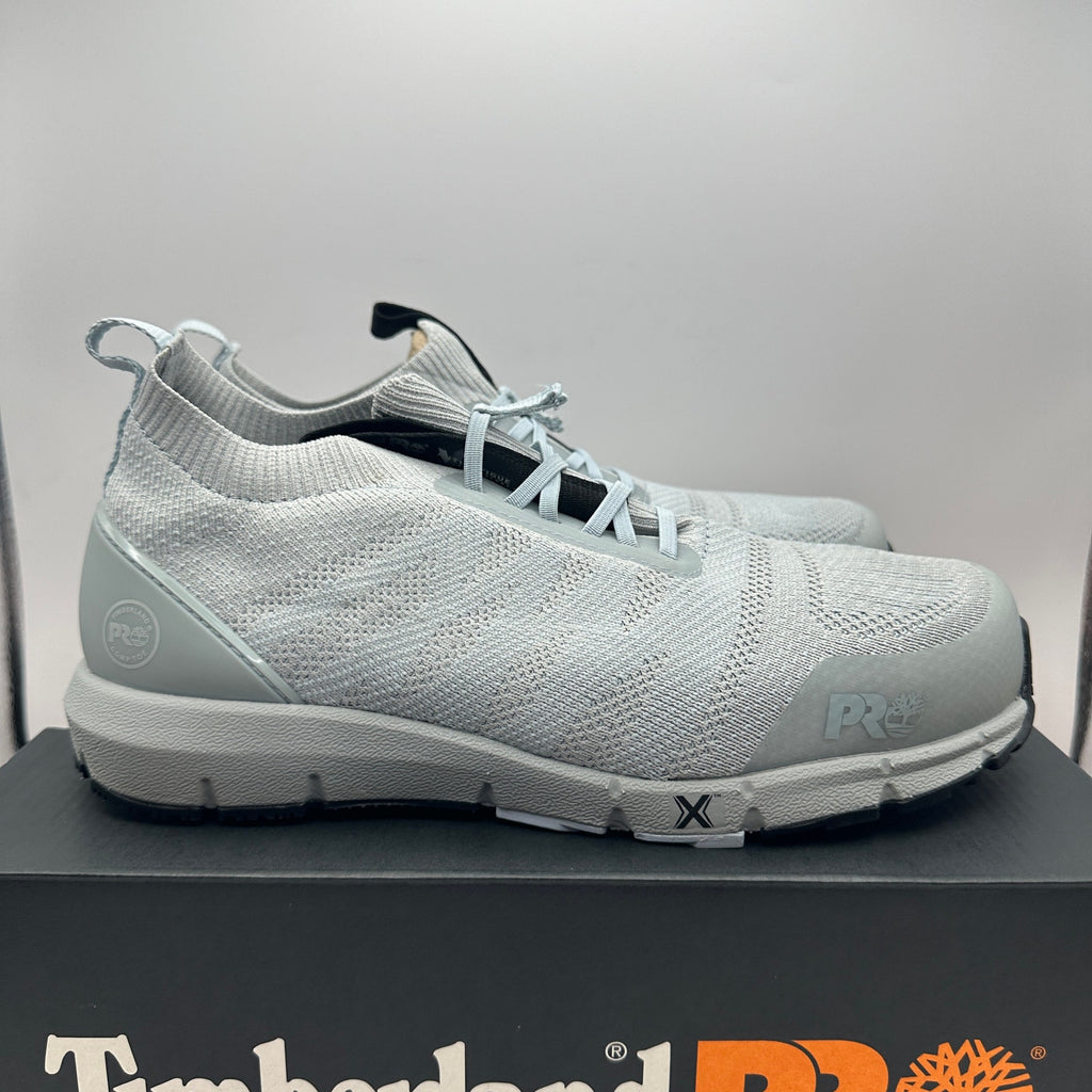TIMBERLAND PRO Radius Women's 8 EH Slip-on Composite Toe Grey/Blue