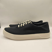 OLUKAI MEN'S 8 TRADEWIND LAVA ROCK BLACK CANVAS LOW TOP SNEAKER COMFY 10533-LRLR