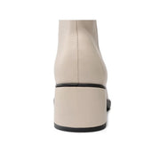 ECCO WOMEN'S 42 LIMESTONE WHITE SCULPTED LX 35 LEATHER MID BOOT NIB 22241301378