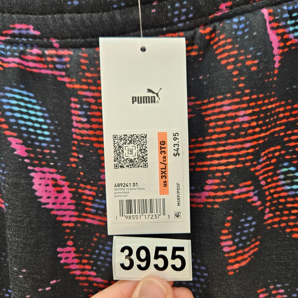PUMA MEN'S 3XL NXTPRO 16 DIME JOGGER PANTS 689241-01 NWT ZIPPER ANKLE