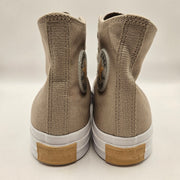 CONVERSE WOMEN'S 7.5 CHUCK 70 TRANSLUCENT PATCH HI SNEAKER PAPYRUS DUNE A13430C